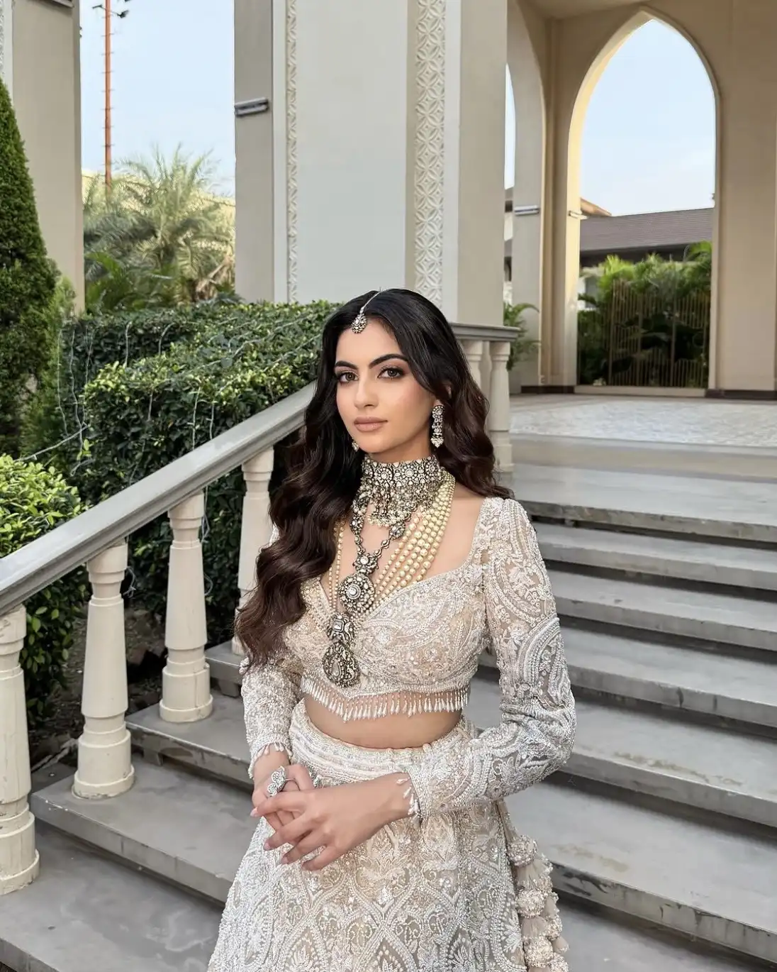 Editorial bridal portrait